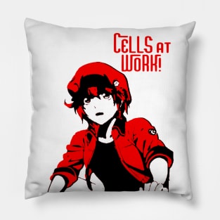 Red Blood Cell Hataraku Saibou Pillow