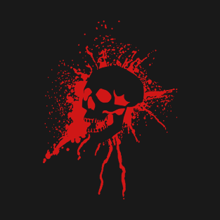 Blood splash skull T-Shirt