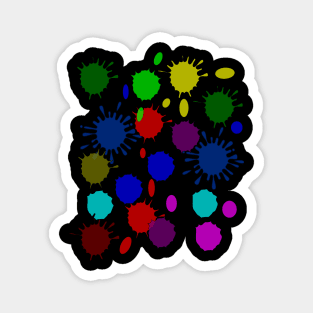 abstract full color Magnet