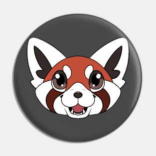 Happy Red Panda Pin