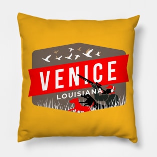 Duck Season Venice Louisiana Pillow