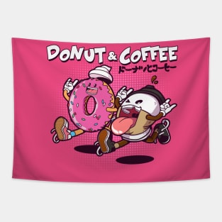 Donut & Coffee Tapestry