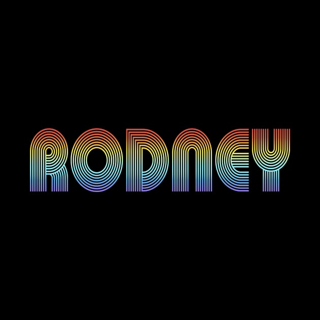 RODNEY Rainbow Style Family Name by Salimkaxdew