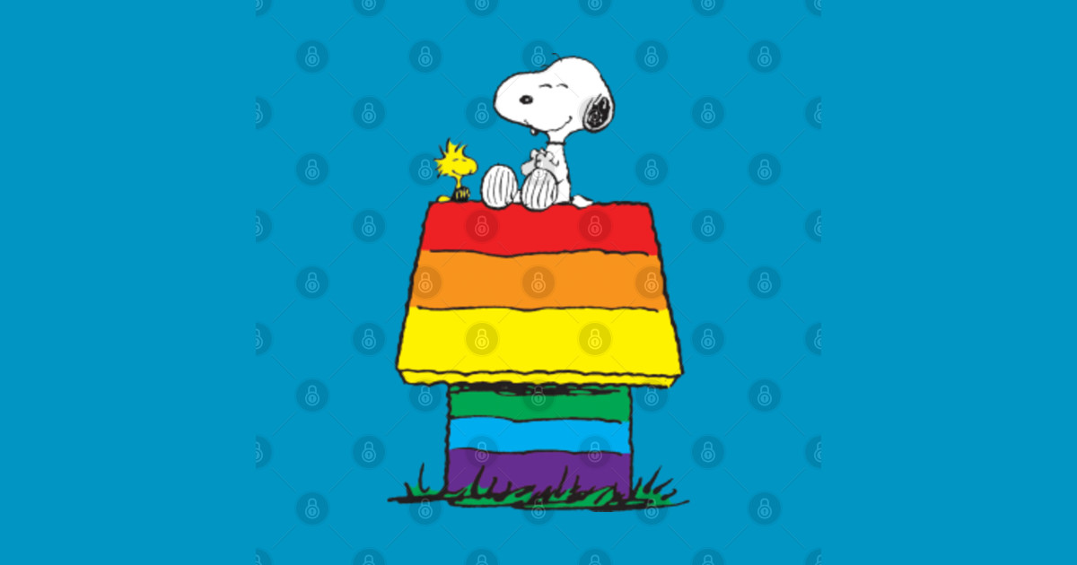 Pride Snoopy - Pride - T-Shirt | TeePublic