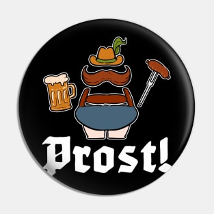 Prost German Beer - For Beer Lovers Pin