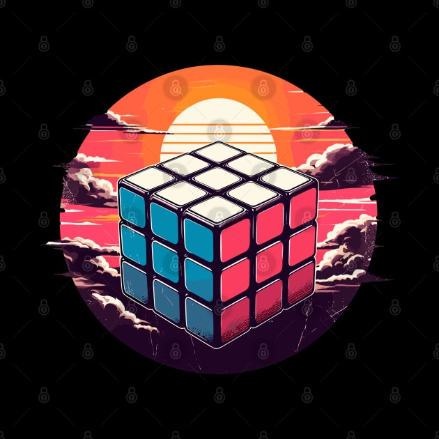 Retro speed cube by TomFrontierArt