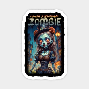 Kawaii Steampunk Zombie 05 Magnet