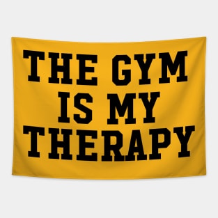 THE GYM IS MY THERAPY Tapestry