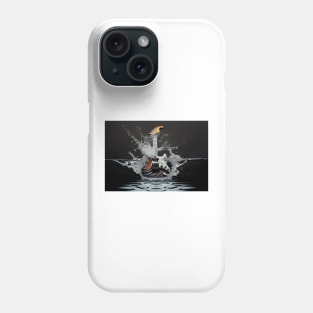 Commercial Guitar Art With Water Splashing Phone Case