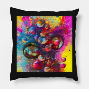 When the Colours Explode Pillow