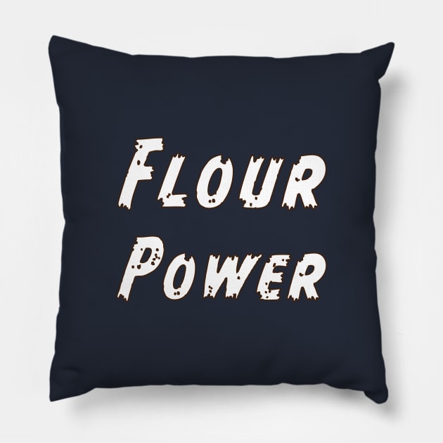 Flour Power Pillow by KPC Studios