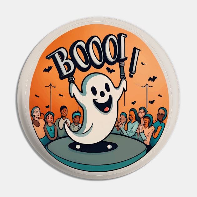 Happy Halloween: Boo Pin by ArtfulDesign