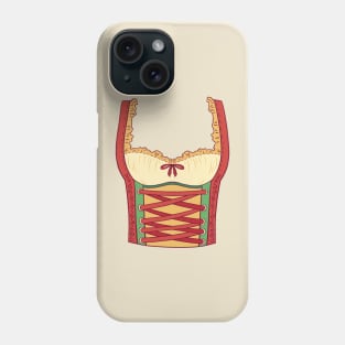 Oktoberfest Woman Costume: Bavarian Beauty Phone Case