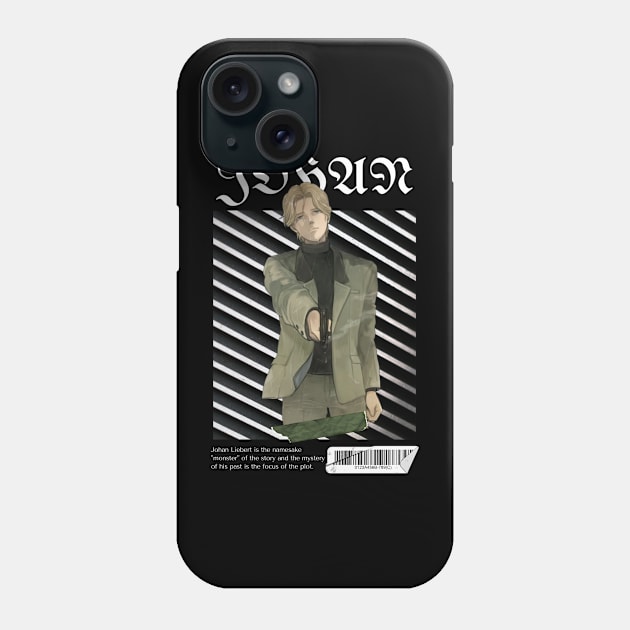 Johan Liebert Monster Anime Phone Case by AssoDesign