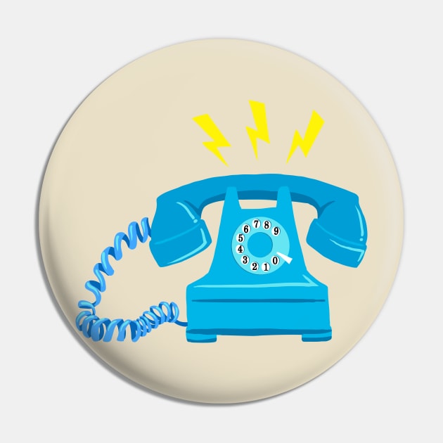 Telephone kring-kring Pin by Orange-C