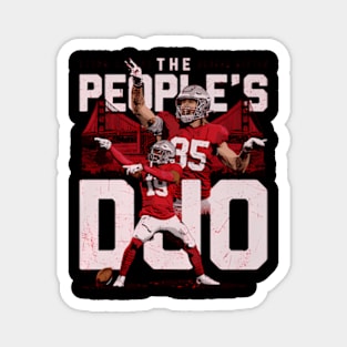 Deebo Samuel George Kittle San Francisco Peoples Duo Magnet