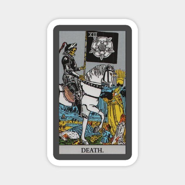 The Death Tarot Card Magnet by Star Scrunch