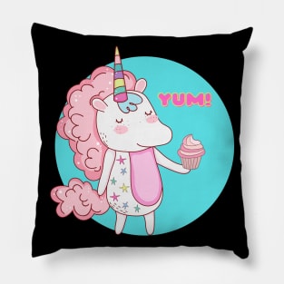 Unicorns Love Cupcakes — Yum! Pillow