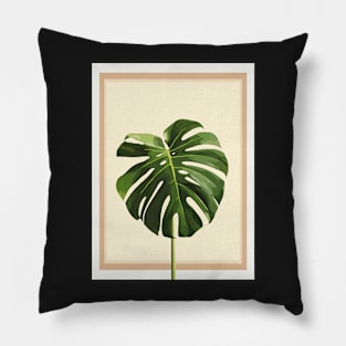 Minimalist Plant Illustration Pillow