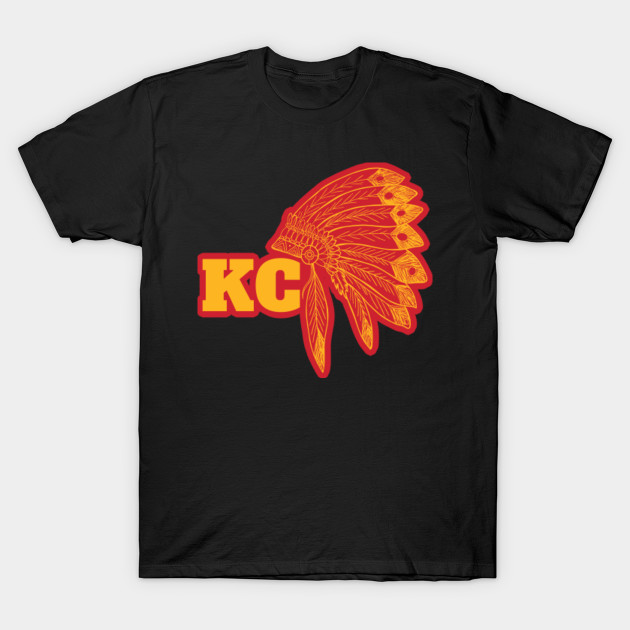 Kansas City Chiefs Headdress Shirts Gifts Kansas City T Shirt Teepublic
