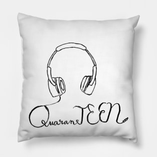 QuaranTEEN Headphones Pillow