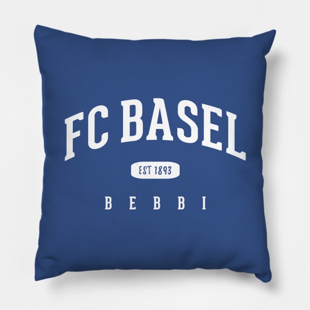 FC Basel Pillow by CulturedVisuals