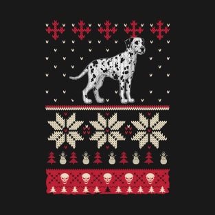 Dalmatian And Chirstmas T-Shirt