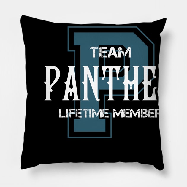 Team PANTHER Lifetime Member Pillow by HarrisonAlbertinenw