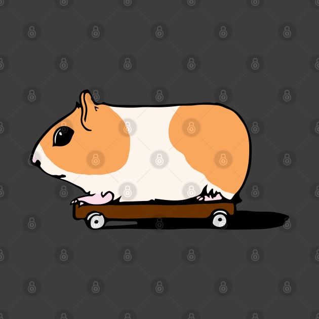 Guinea Pig Skateboard by biggeek