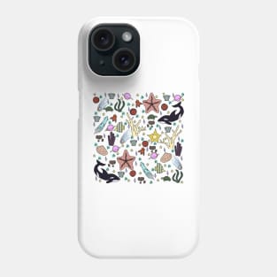 Galactic Sea (transparent) Phone Case