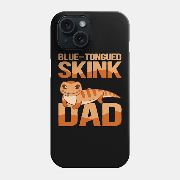 Blue Tongued Skink Dad Lizard Owner Phone Case by Streetwear KKS