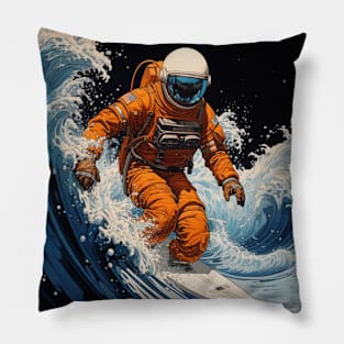 Cosmic Surfer Pillow