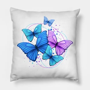 Flying Butterflies: Delicate Whimsy Pillow