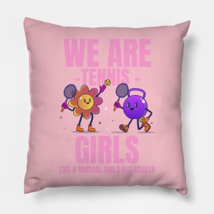 Tennis Girls Pillow