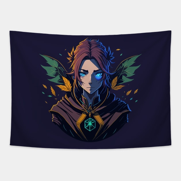 Elf Earth Mage Tapestry by SpriteGuy95