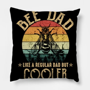 Bee Dad Like A Regular Dad But Cooler Pillow
