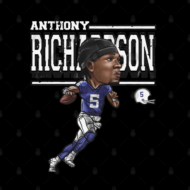 Anthony Richardson Indianapolis Cartoon by danlintonpro