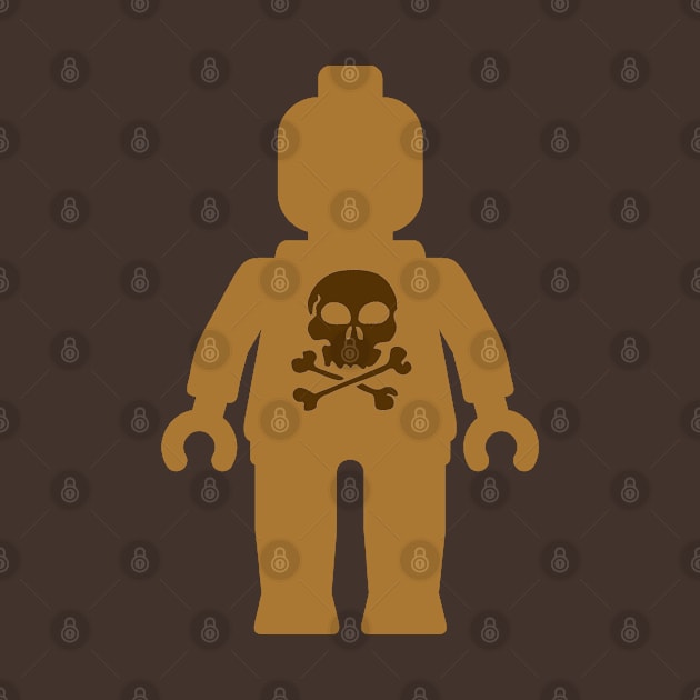Minifig with Skull Design by ChilleeW