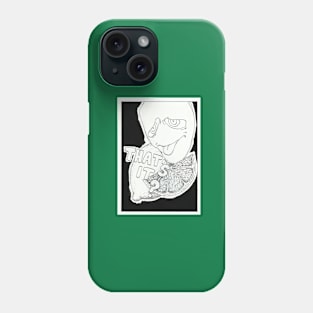 mask orange Phone Case