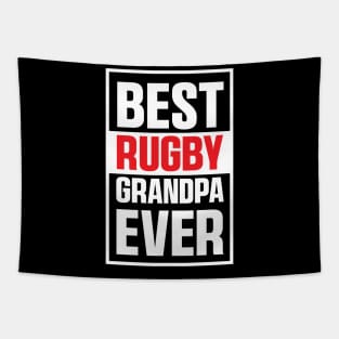 Mens Best Rugby Grandpa Ever - Rugby Grandpa Rugby Tapestry