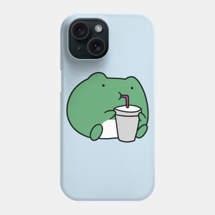 Frog with a Drink Phone Case