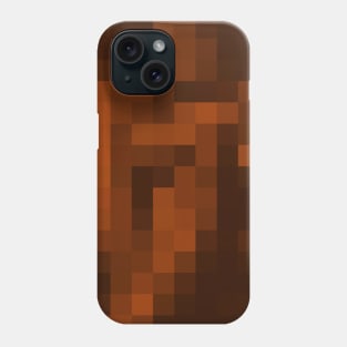 Pixels - orange Phone Case