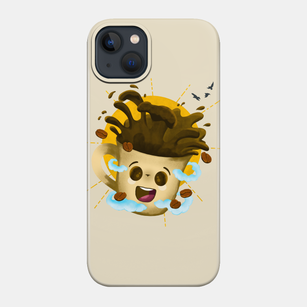 Happy Coffee - Coffee - Phone Case