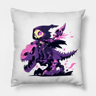 reaper ride fossil dinosaur Pillow