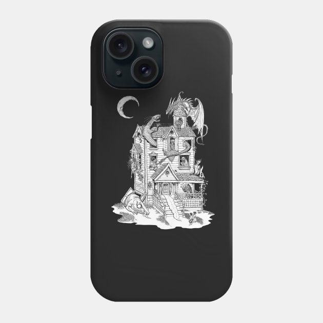 The House of British Folklore Phone Case by barda