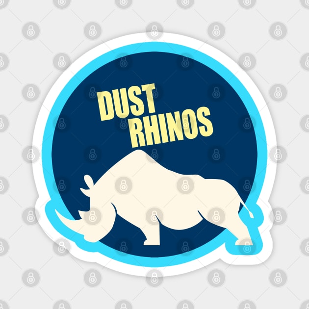Dust Rhinos Blue Moon Magnet by Dust Rhinos Swag Store