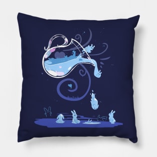 Water Bunnies Pillow