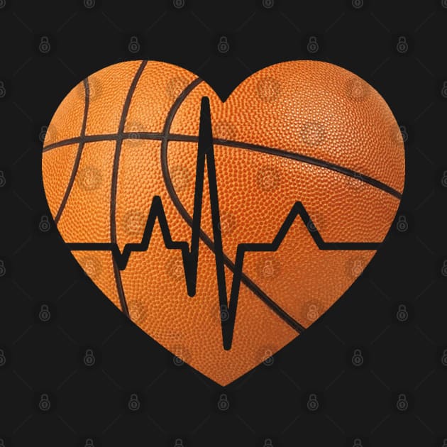 Basketball Heartbeat by Merchweaver