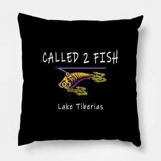 Lake Tiberias, Sea Of Galilee Called 2 Fish, Great Commission Pillow