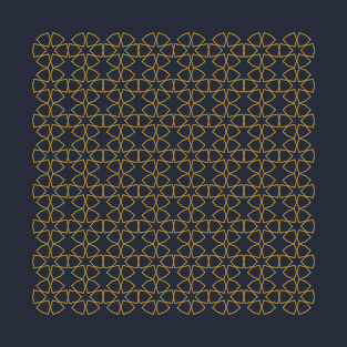 Luxury Gold Geometric Ornaments T-Shirt